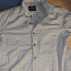 AMERICAN EAGLE STRIPED POLO